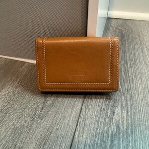 Vintage coach leather wallet